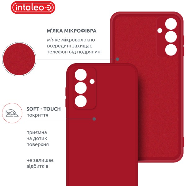 Фото - Чохол для смартфону Intaleo SoftShell for Samsung Galaxy S25 FE Red (1283126636059)