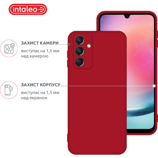 Фото - Чохол для смартфону Intaleo SoftShell for Samsung Galaxy S25 FE Red (1283126636059)
