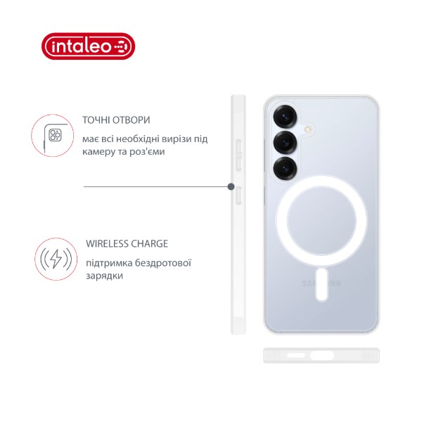 Фото - Чохол для смартфону Intaleo MagSafe Clear for Samsung Galaxy S26 Plus Transparent (1283126634628)