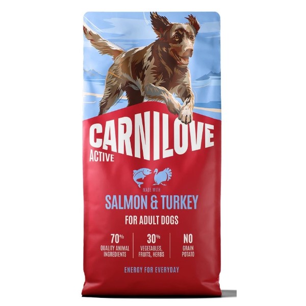 Фото - Сухий корм для собак Carnilove Active Salmon & Turkey 12 кг (8595602581252)