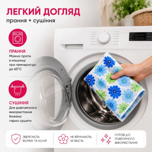 Фото - Салфетка бытовая Добра господарочка для кухни 2 шт. (4820086522052)