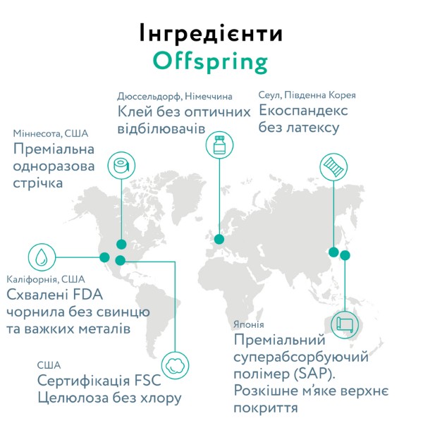 Фото - Одноразовые подгузники-трусики Offspring размер L 9-14 кг 36 шт. Лес (DP-OI-FAP-L36P-FRT)