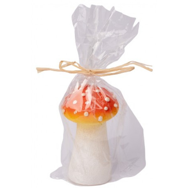 Фото - Свічка декоративна YES! Fun Гриб мухомор світлий 9 см (974295)