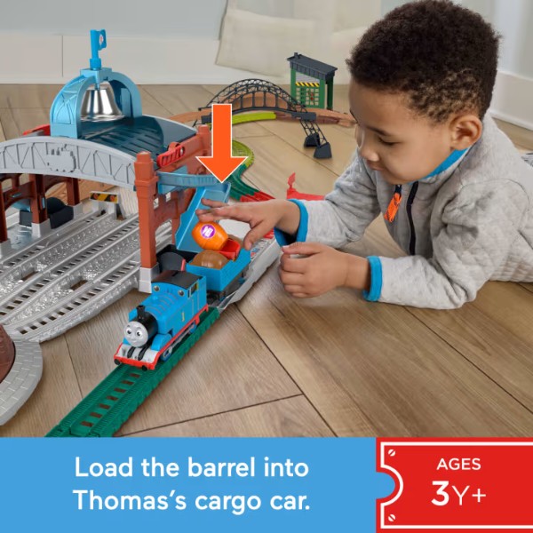 Фото - Железнодорожная техника набор Thomas&Friends Приключения с бочками Томас и друзья (JDF26)