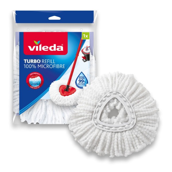 Фото - Змінна насадка на швабру Vileda EasyWring & Clean Turbo Classic (4023103156487)
