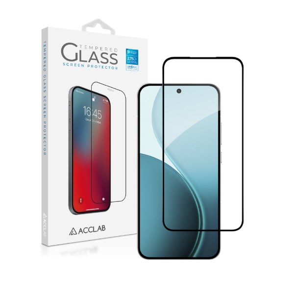 Фото - Захисне скло для смартфону ACCLAB 9H for Oppo A6 pro Black (1283126637155)