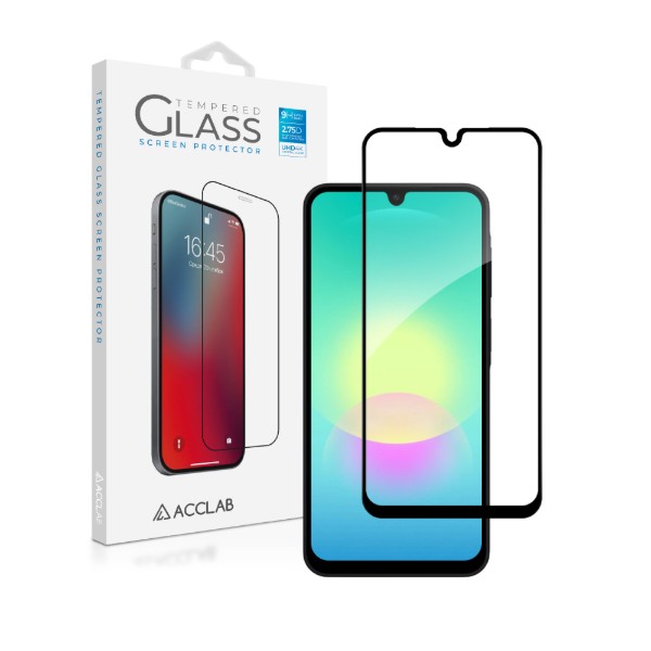 Фото - Захисне скло для смартфону ACCLAB 9H for Samsung Galaxy A18/Galaxy A17 Black (1283126641107)