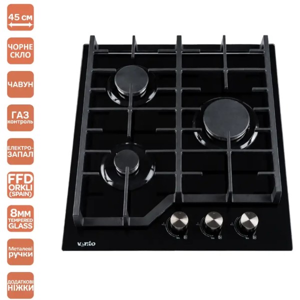 Фото - Варочная панель газовая Ventolux HG 430 L7G CS (BK)