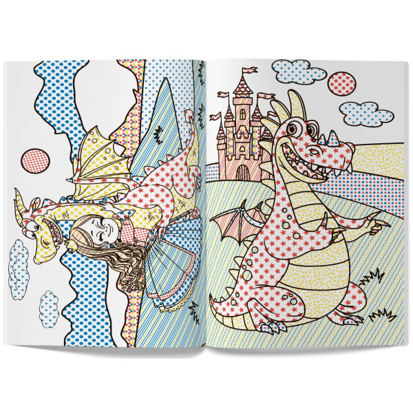 Фото - Розмальовки Crystal Book чарівні водяні. Дракони (9789669875860)