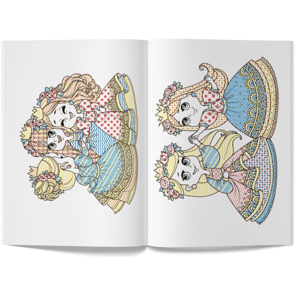 Фото - Розмальовки Crystal Book чарівні водяні. Подружки (9789669874047)