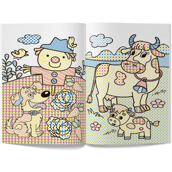 Фото - Розмальовки Crystal Book чарівні водяні. Ферма (9789669874306)