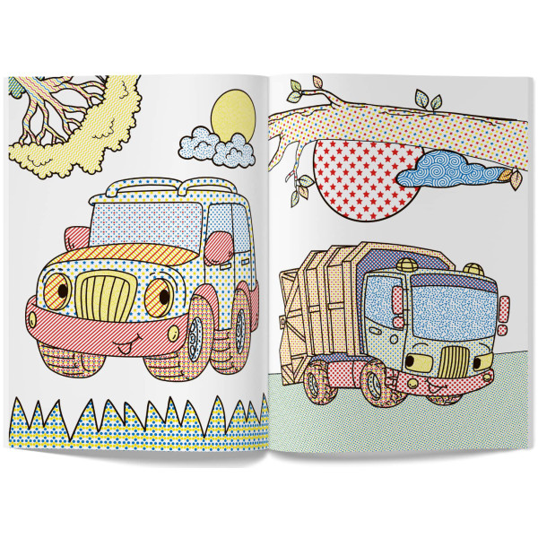 Фото - Раскраски Crystal Book большие водяные. Грузовик (9789669874078)