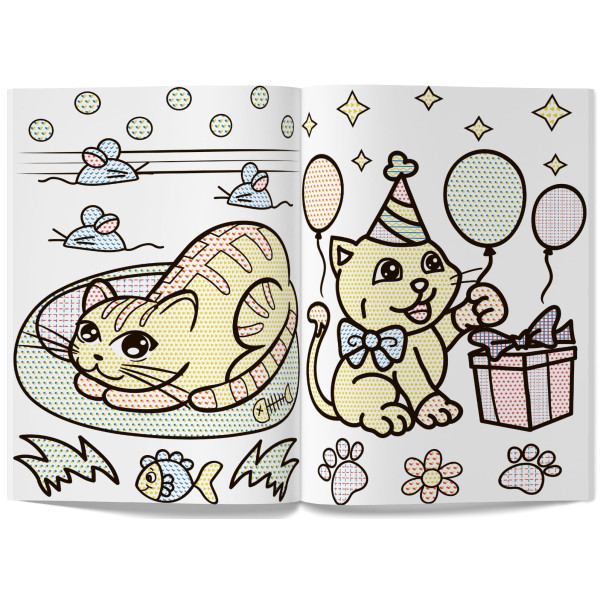 Фото - Розмальовки Crystal Book великі водяні. Кошенята (9789669870285)