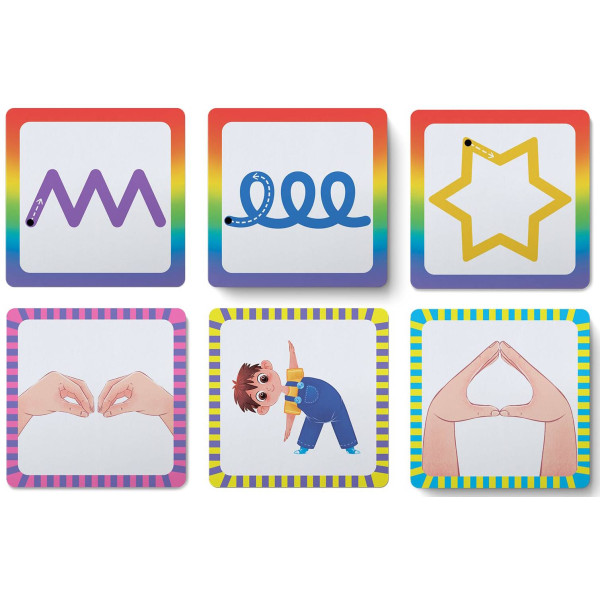 Фото - Картки навчальні Crystal Book Розумні. Розвиток моторики. 30 карток (9786175475263)