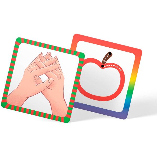 Фото - Картки навчальні Crystal Book Розумні. Розвиток моторики. 30 карток (9786175475263)