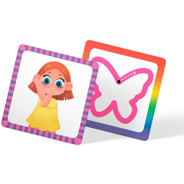 Фото - Картки навчальні Crystal Book Розумні. Розвиток моторики. 30 карток (9786175475263)