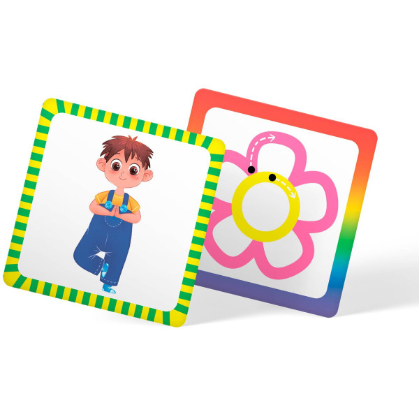 Фото - Картки навчальні Crystal Book Розумні. Розвиток моторики. 30 карток (9786175475263)