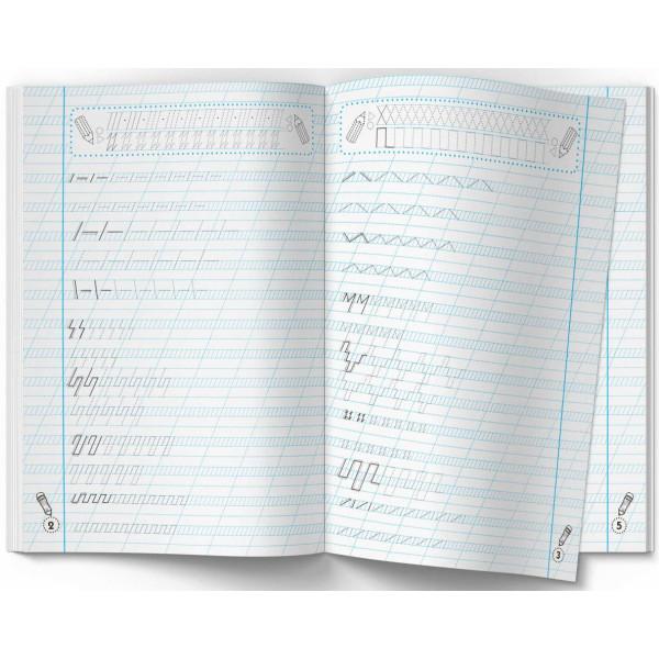 Фото -  Crystal Book Прописи-тренажер. Навчаємося писати красиво (9789669879509)