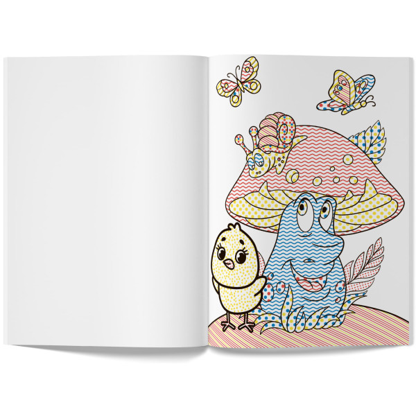 Фото - Розмальовки Crystal Book чарівні водяні. Пташиний двір (9789669875921)