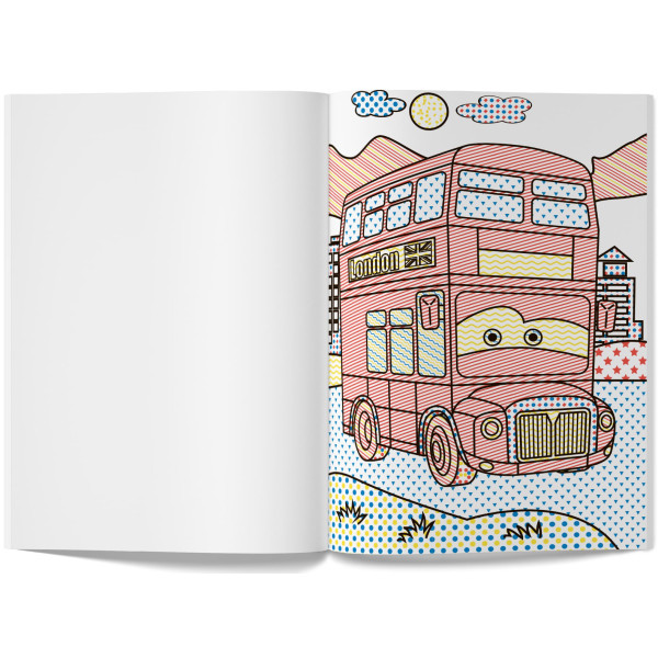 Фото - Розмальовки Crystal Book чарівні водяні. Міський транспорт (9789669875846)