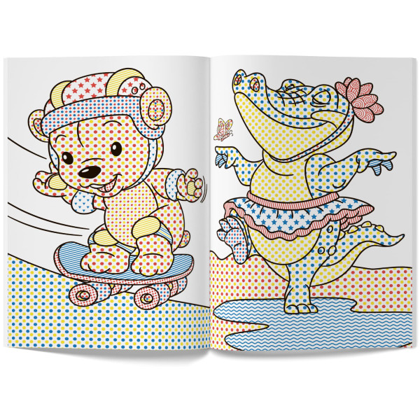 Фото - Розмальовки Crystal Book чарівні водяні. Кумедні тварини (9789669874658)