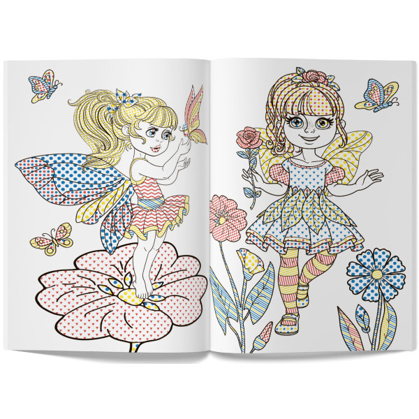 Фото - Раскраски Crystal Book волшебные водяные. Цветочные феи (9789669874634)