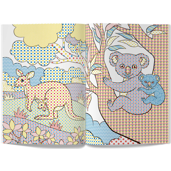 Фото - Раскраски Crystal Book волшебные водяные. Животные Австралии (9789669873941)