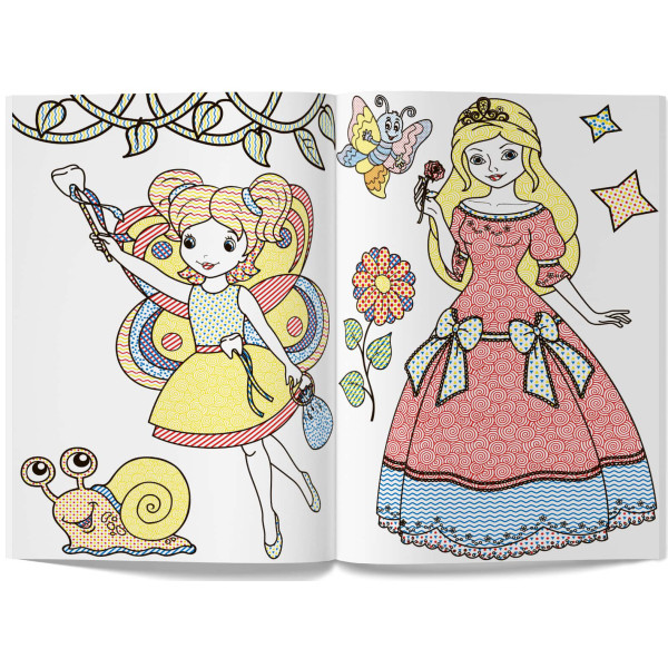 Фото - Розмальовки Crystal Book великі водяні. Добрі феї (9789669873927)