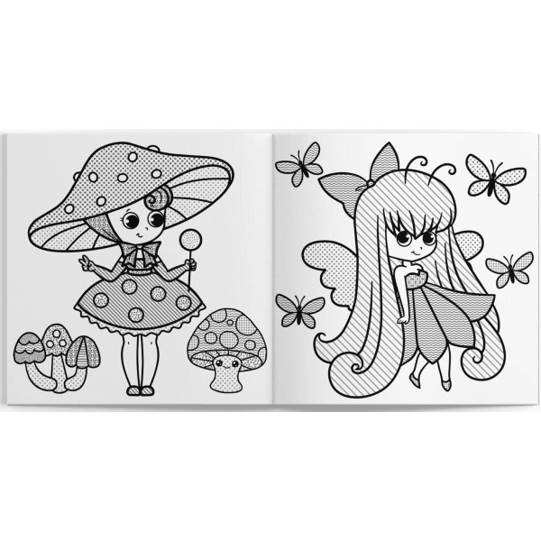 Фото - Розмальовки Crystal Book водяні із секретом. Феєчка (9786175470343)