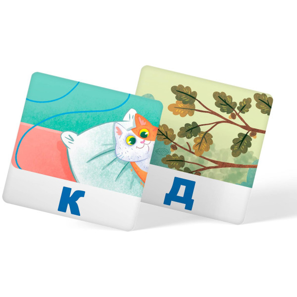 Фото - Картки навчальні Crystal Book Розумні. Читаємо по буквах. 30 карток (9786175475478)