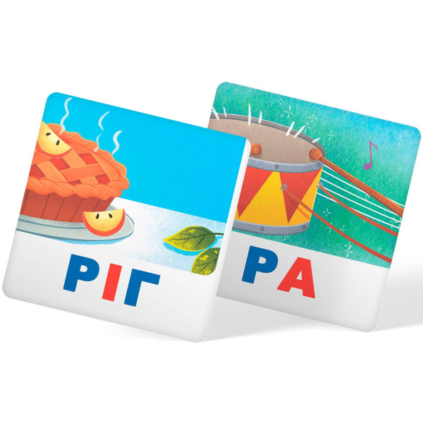 Фото - Картки навчальні Crystal Book Розумні. Читаємо по складах. 30 карток (9786175475621)