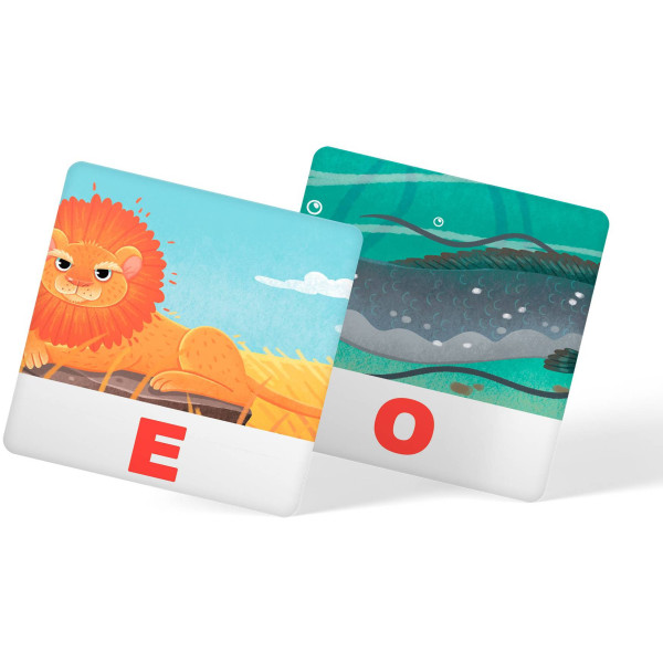 Фото - Картки навчальні Crystal Book Розумні. Читаємо по буквах. 30 карток (9786175475478)