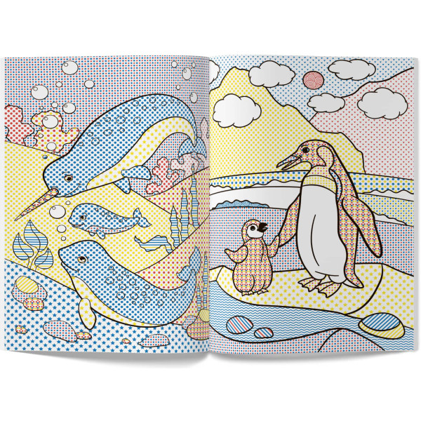 Фото - Розмальовки Crystal Book чарівні водяні. Артика й Антарктика (9789669875273)