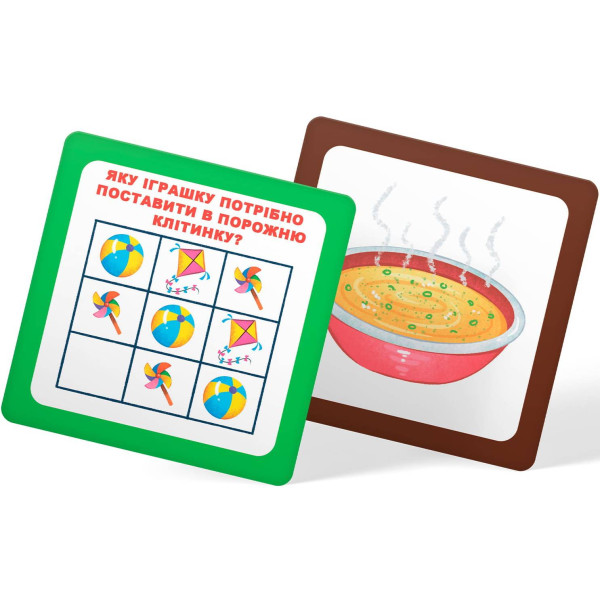 Фото - Картки навчальні Crystal Book Розумні. Розвиток логіки та мислення. 30 карток (9786175474938)