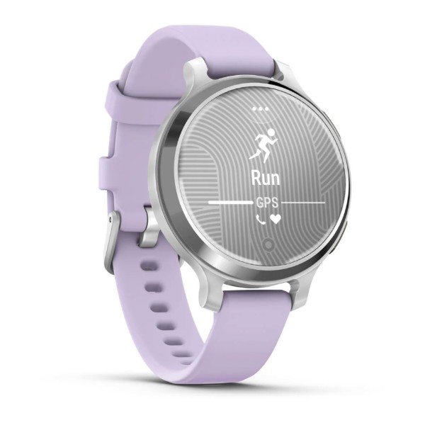 Фото - Смарт-годинник Garmin Lily 2 Active, Silver/Jasmine Purple, Silicone (010-02891-01)