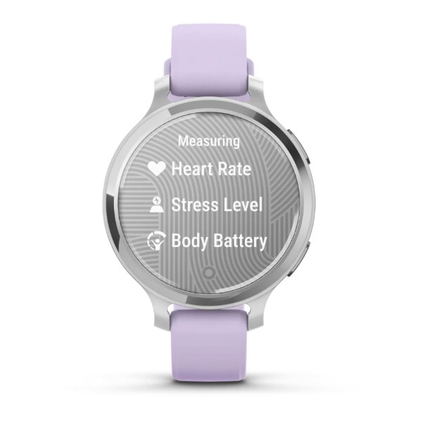 Фото - Смарт-годинник Garmin Lily 2 Active, Silver/Jasmine Purple, Silicone (010-02891-01)