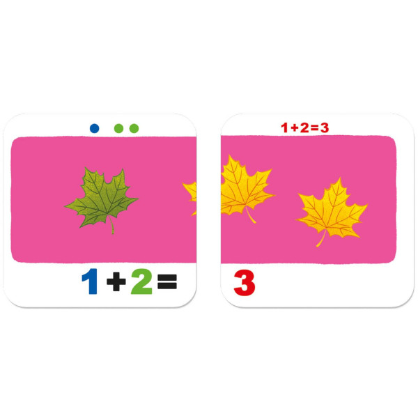 Фото - Картки навчальні Crystal Book Розумні. Учимося лічити. Додаємо і віднімаємо. 30 карток (9786175475782)