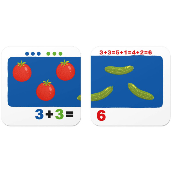 Фото - Картки навчальні Crystal Book Розумні. Учимося лічити. Додаємо і віднімаємо. 30 карток (9786175475782)