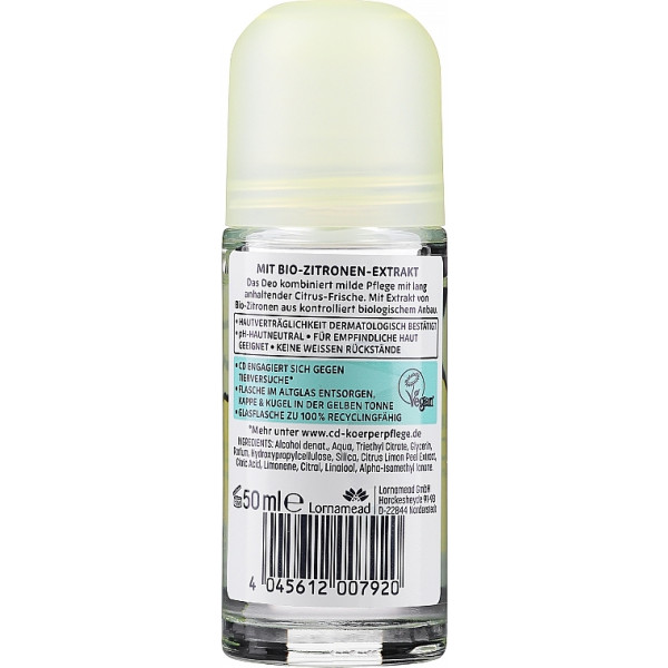 Фото - Дезодорант кульковий CD Цитрус 50 мл (4045612007920)