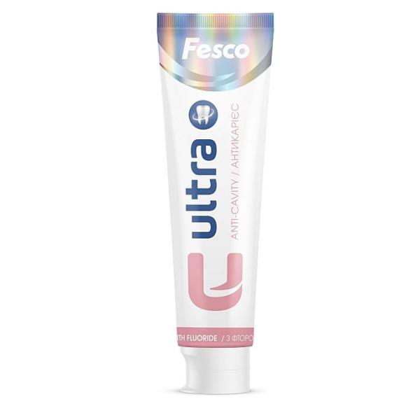 Фото - Зубна паста Fesco 100 мл Ultra Anti-cavity (4820204701963)