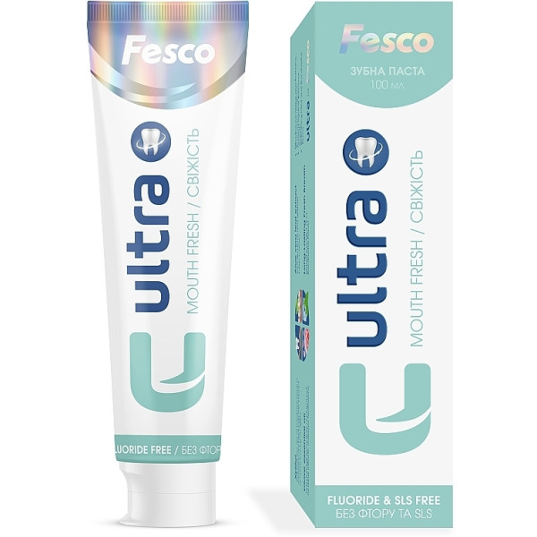 Фото - Зубна паста Fesco 100 мл Ultra Mouth Fresh (4820204701987)