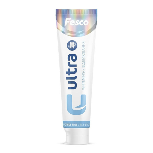Фото - Зубна паста Fesco 100 мл Ultra Whitening (4820204701970)