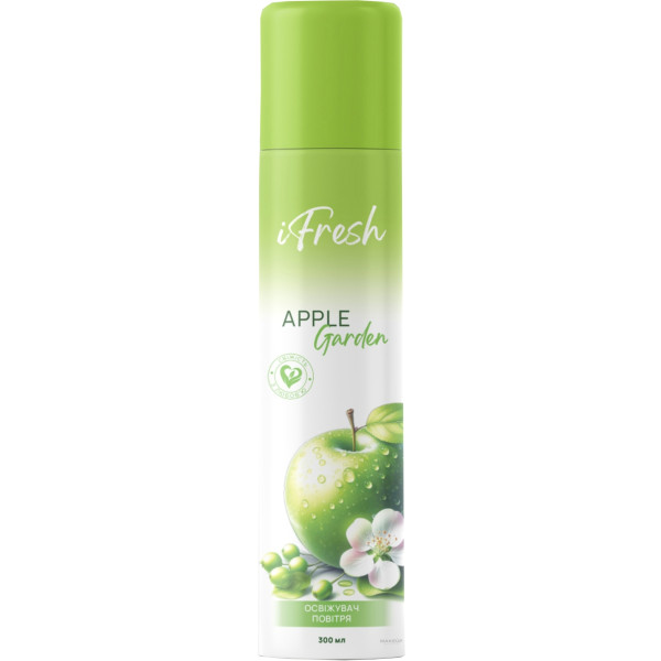 Фото - Освіжувач повітря аерозольний iFresh apple garden 300 мл (4820268102966)