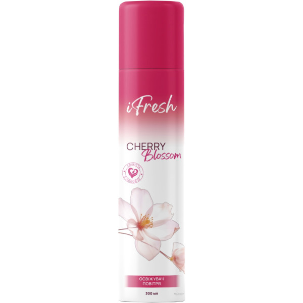 Фото - Освежитель воздуха аэрозольный iFresh cherry blossom 300 мл (4820268102942) Фото - Освежитель воздуха аэрозольный iFresh cherry blossom 300 мл (4820268102942)