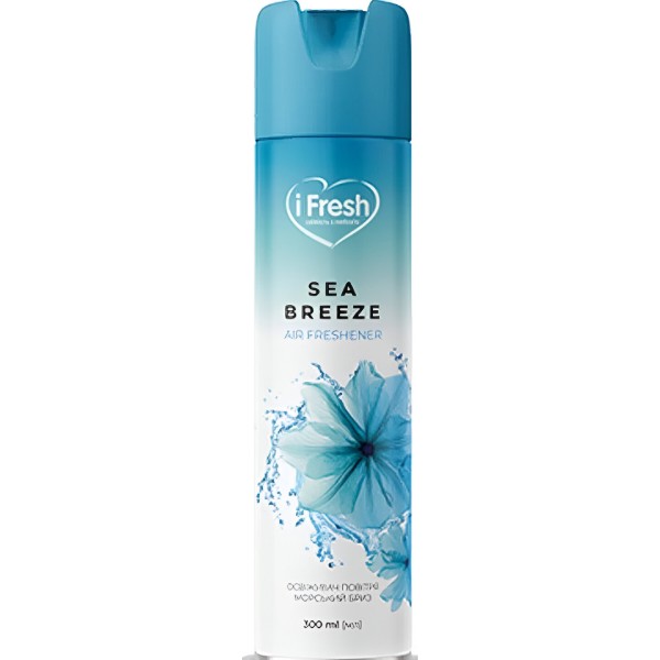 Фото - Освіжувач повітря аерозольний iFresh sea breeze 300 мл (4820268100061)