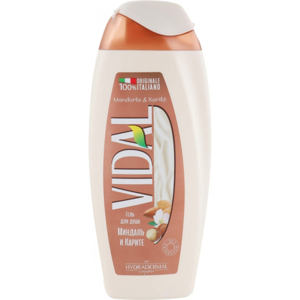 Фото - Гель для душа VIDAL Мигдаль і Каріте 250 мл (8008970056081)