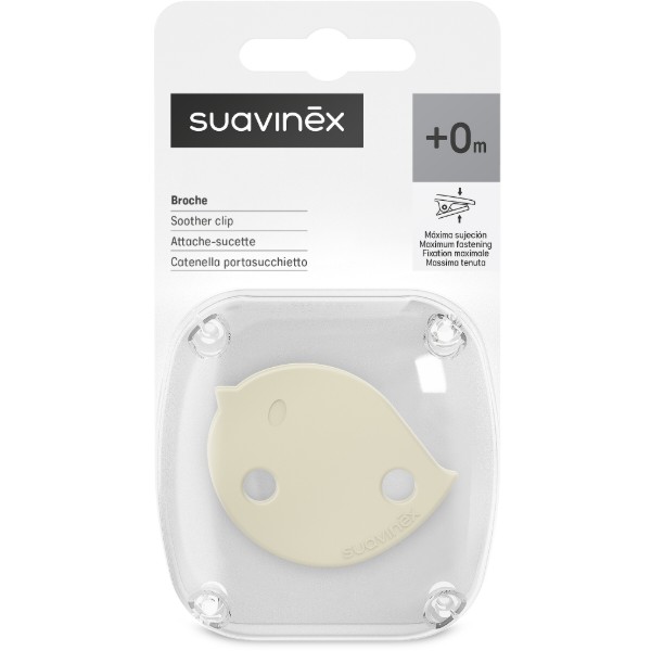Фото - Держатель пустышек Suavinex Birdies бежевая (309127)