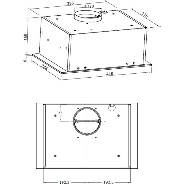 Фото - Комплект техніки Hansa Плита газова + Витяжка вбудована Hansa FCMS582258 + OMP4251BGH