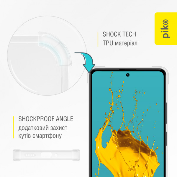 Фото - Чохол для смартфону
 Piko Shockproof for Xiaomi Poco X5 Pro (1283126587788)