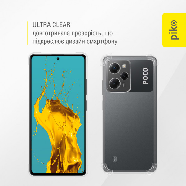 Фото - Чохол для смартфону
 Piko Shockproof for Xiaomi Poco X5 Pro (1283126587788)
